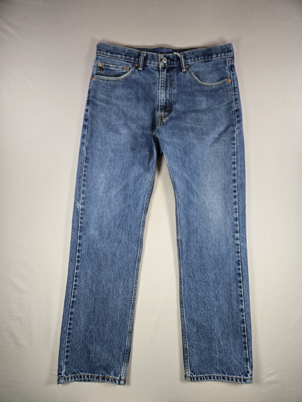 Levi's 505 Regular Fit Straight Leg Jeans Medium Wash W36 L32